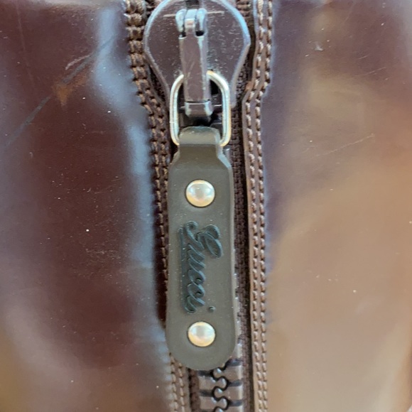 Gucci Beautiful Chocolate platform knee high boots Size 8.5 - Picture 4 of 15